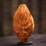 Monkey King Olive-Stone Carving